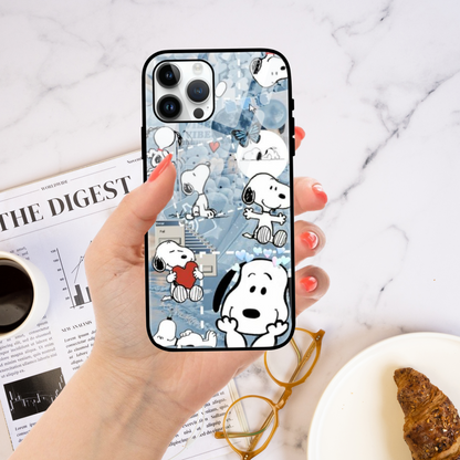 Adorable Blue Aesthetic Cartoon Phone Case - Cute and Stylish Protection