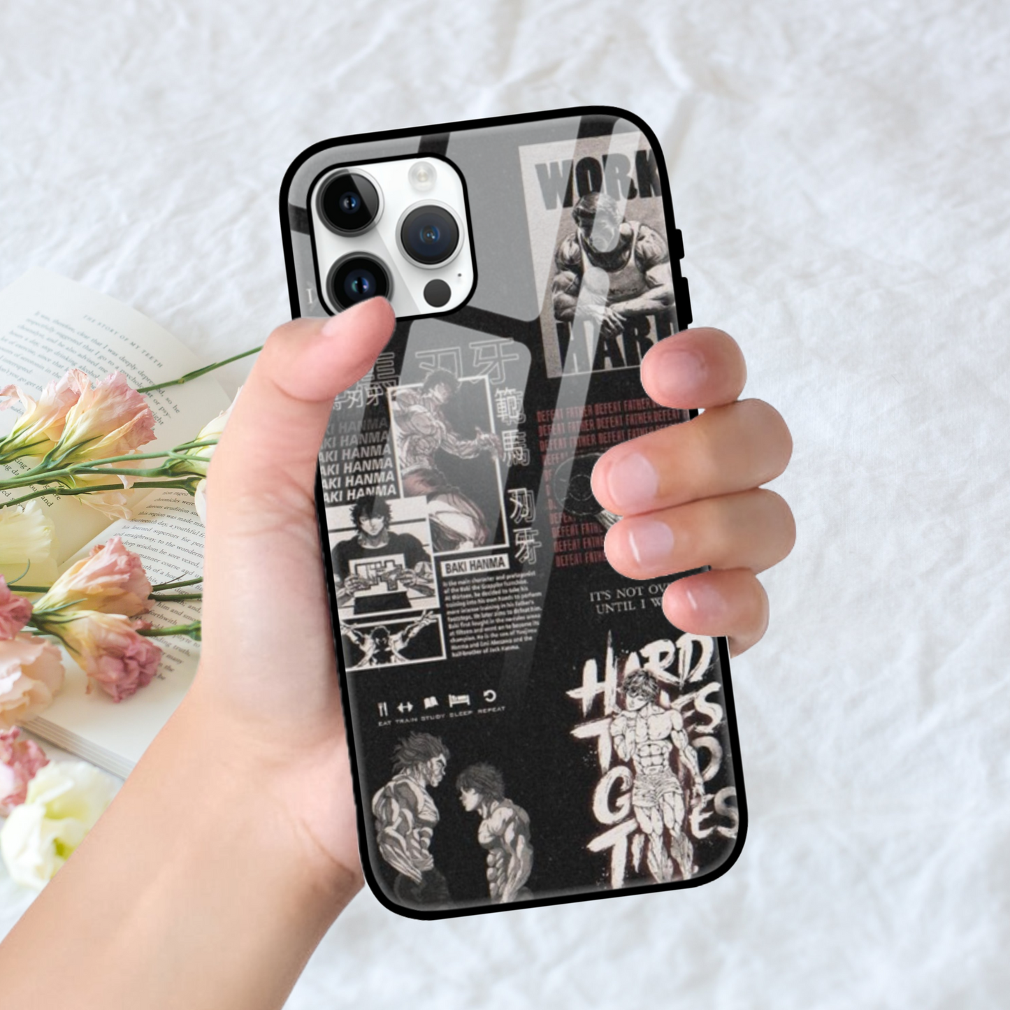 Hard Times Manga Phone Case - Dynamic Anime-Inspired Design