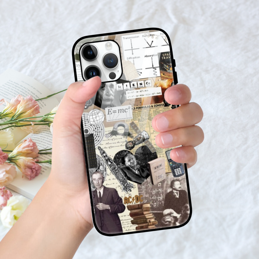 Vintage Science Collage Phone Case – Inspired by Great Minds