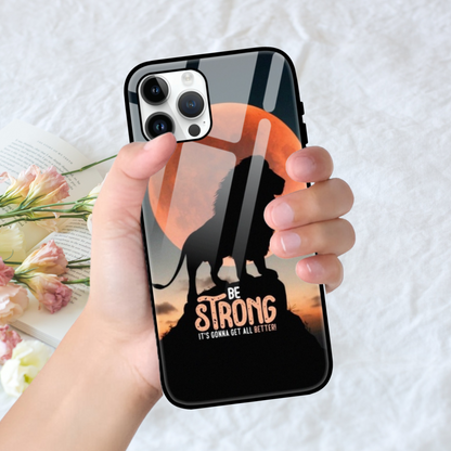 Be Strong Lion Phone Case - Inspirational & Protective Design